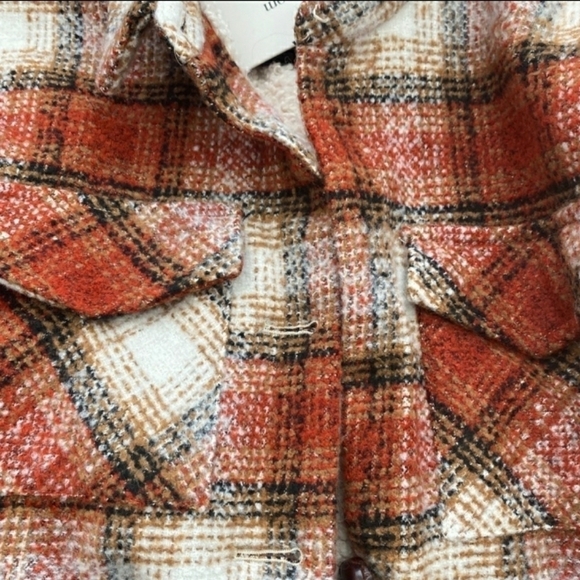 HEARTLOOM Cooper Shaket Coat In Brick Fall Tones Size XS. - Picture 10 of 14